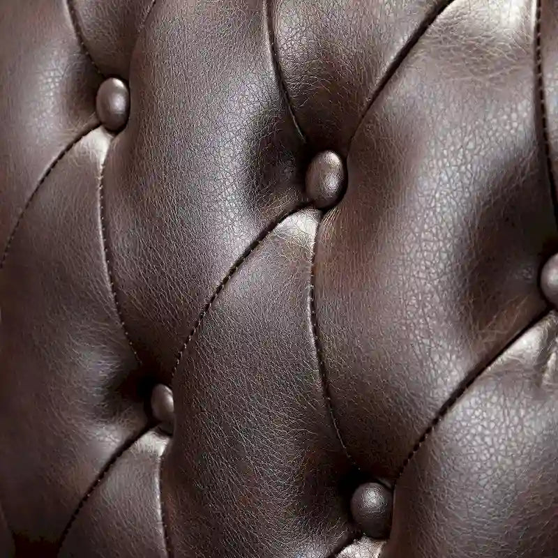 Fauteuil de direction pivotant moderne avec dossier capitonné