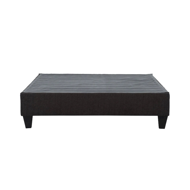 Base de matelas pour cadre de lit plateforme 14 pouces gris foncé