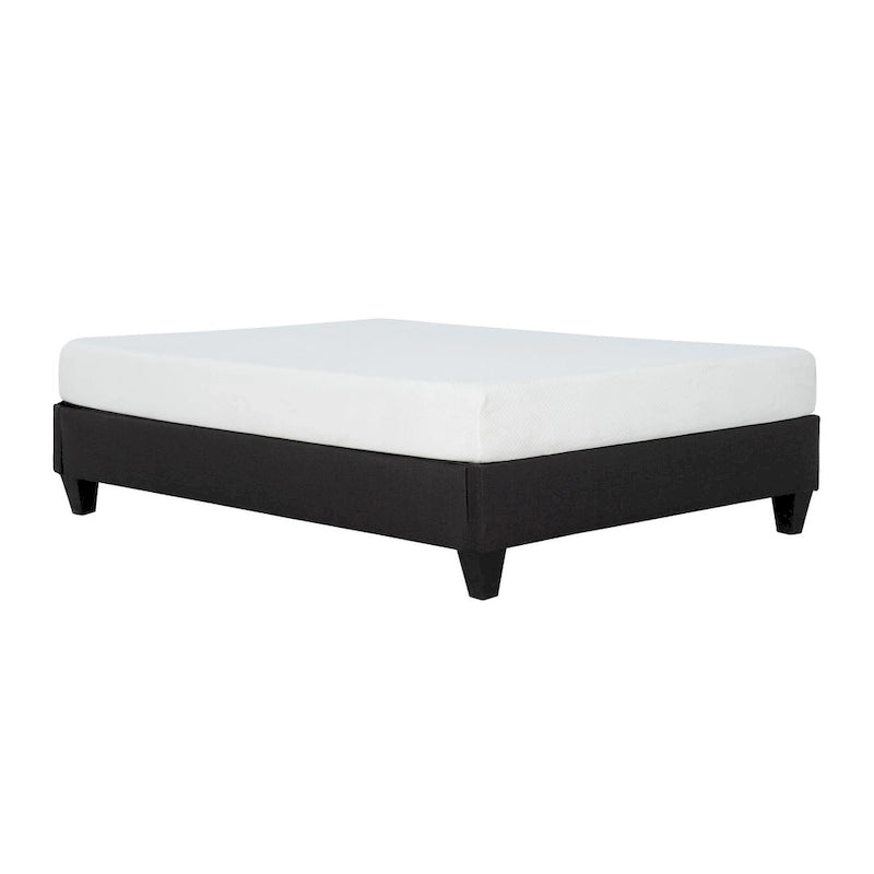 Base de matelas pour cadre de lit plateforme 14 pouces gris foncé