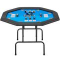 Table de poker 8 joueurs pour jeux de casino et loisirs