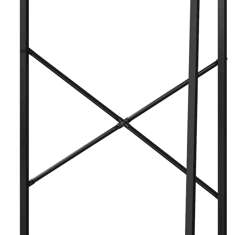 Étagère de rangement haute de 67 po pour toilettes avec base en métal au-dessus des toilettes