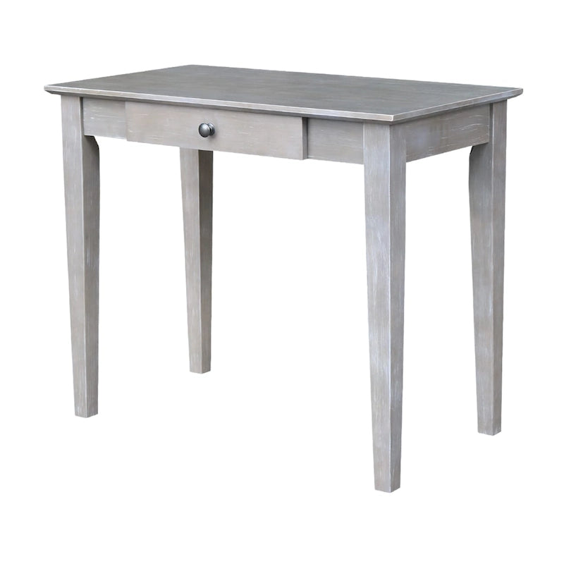 Bureau en bois avec plateau en billot
