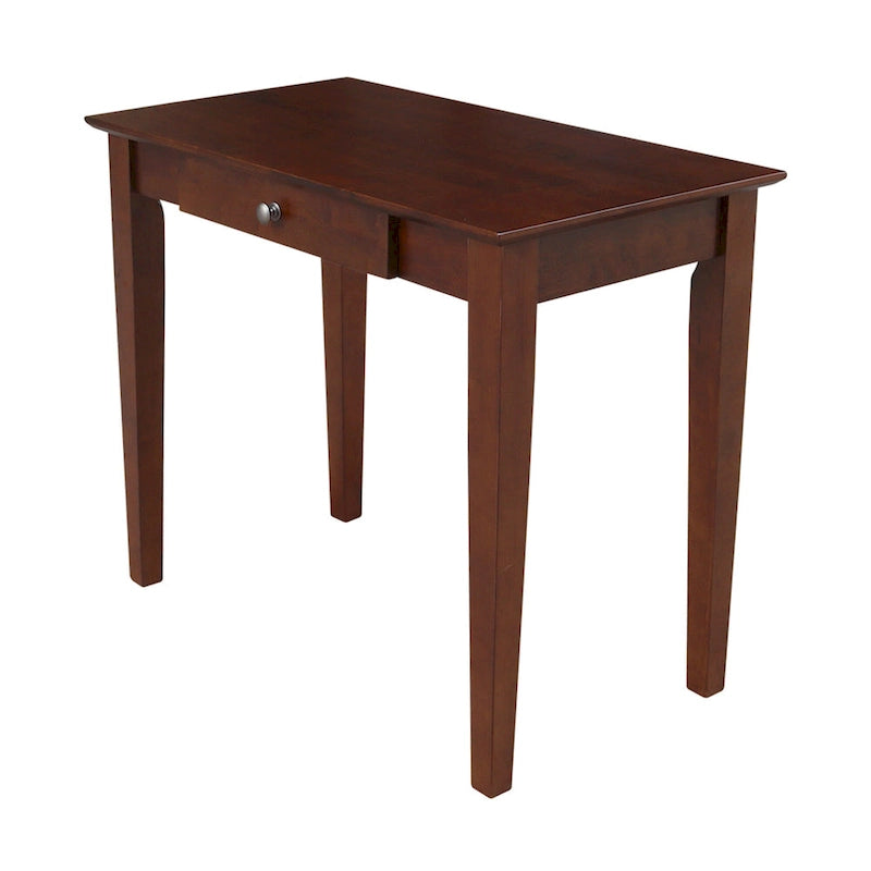 Bureau en bois avec plateau en billot
