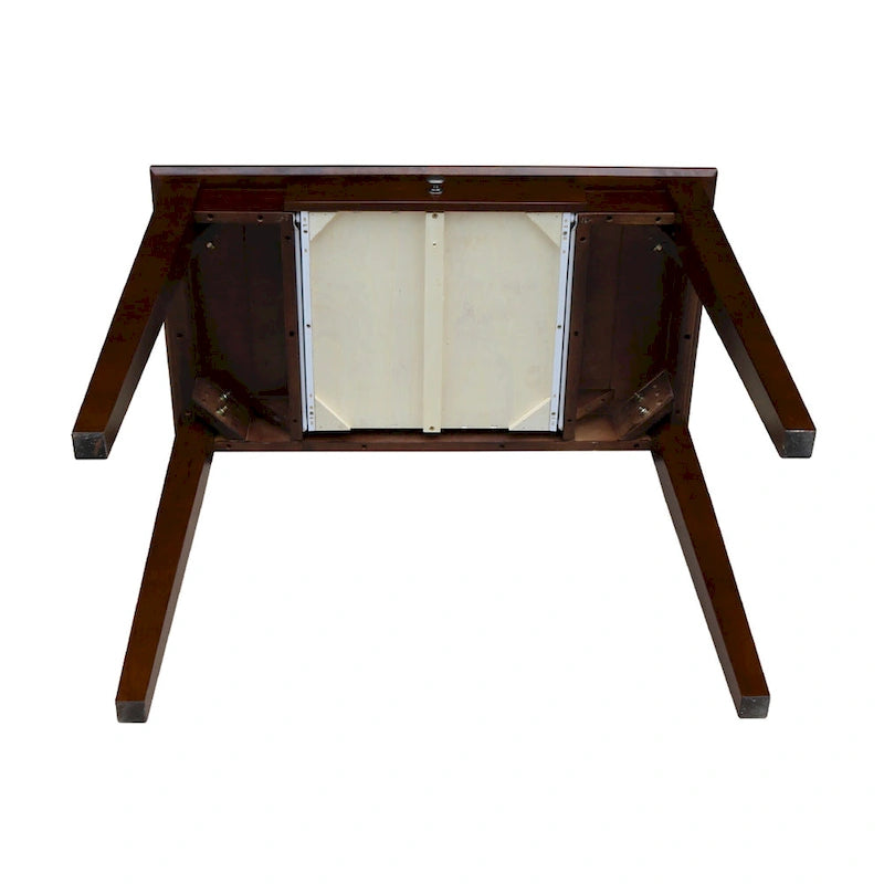 Bureau en bois avec plateau en billot