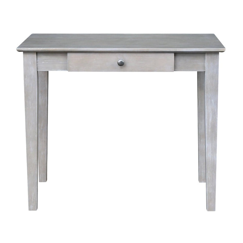 Bureau en bois avec plateau en billot