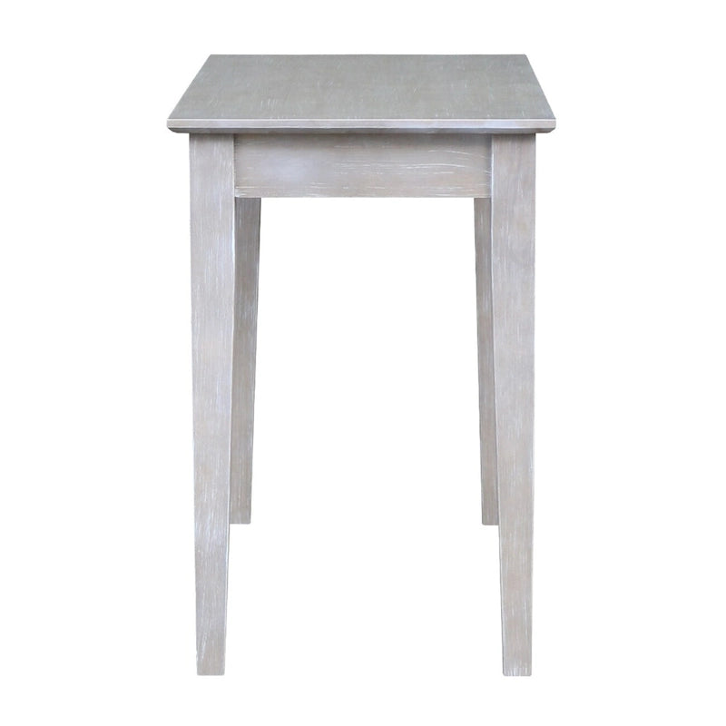 Bureau en bois avec plateau en billot