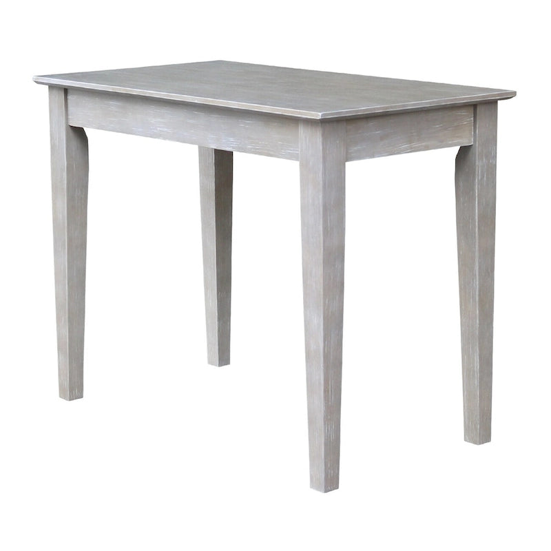 Bureau en bois avec plateau en billot