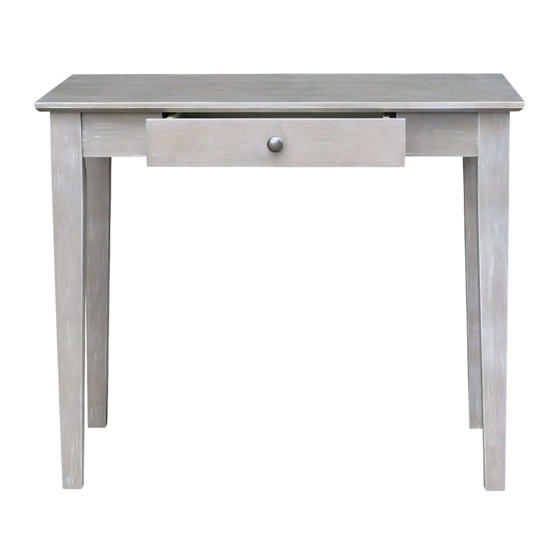 Bureau en bois avec plateau en billot