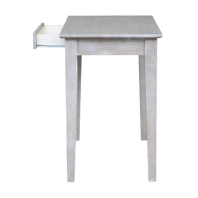 Bureau en bois avec plateau en billot