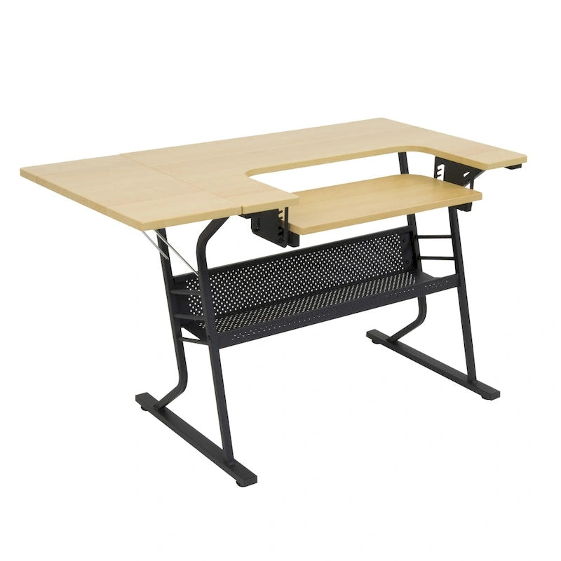 Table à coudre et à travaux manuels, plateau en bois blanc ou en érable
