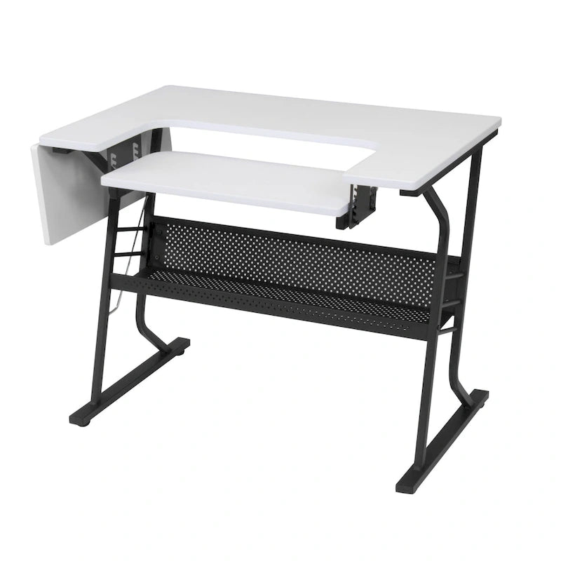 Table à coudre et à travaux manuels, plateau en bois blanc ou en érable