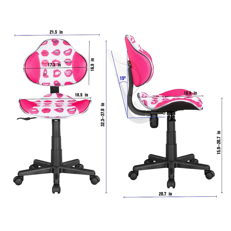 Fauteuil de bureau ergonomique en maille avec support lombaire réglable, bureau d'ordinateur et chaise.