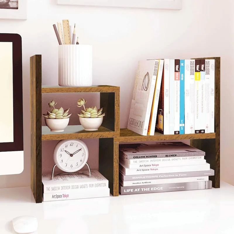 Étagère de Rangement Bureau Multifonctionnel