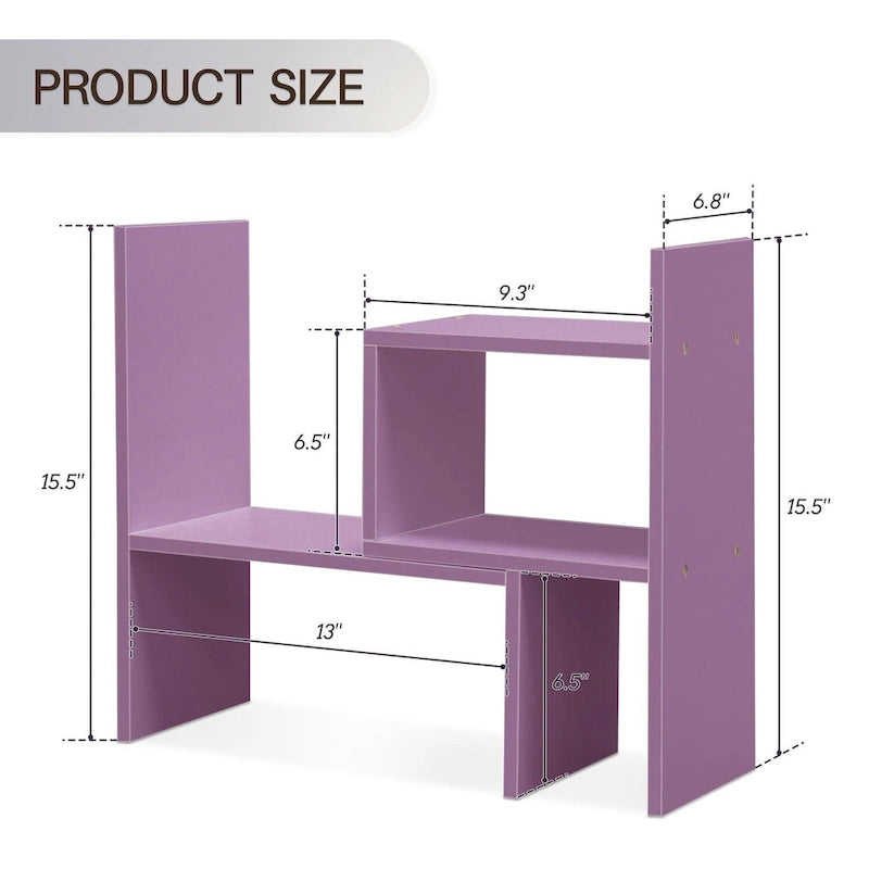 Étagère de Rangement Bureau Multifonctionnel