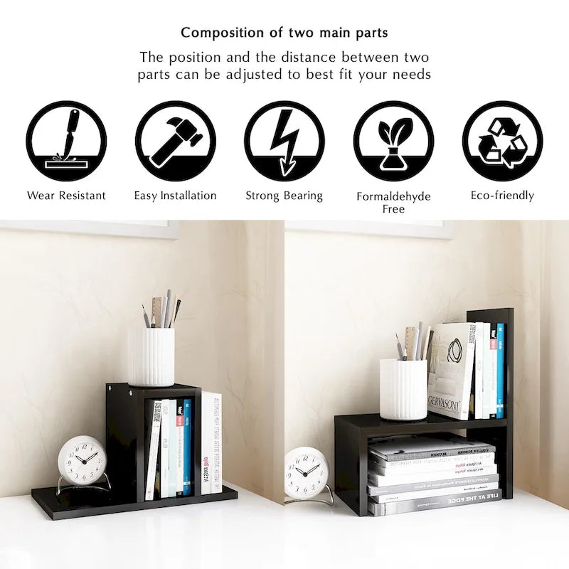 Étagère de Rangement Bureau Multifonctionnel