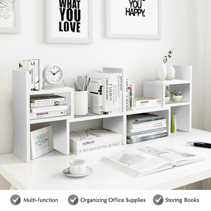 Étagère de Rangement Bureau Multifonctionnel