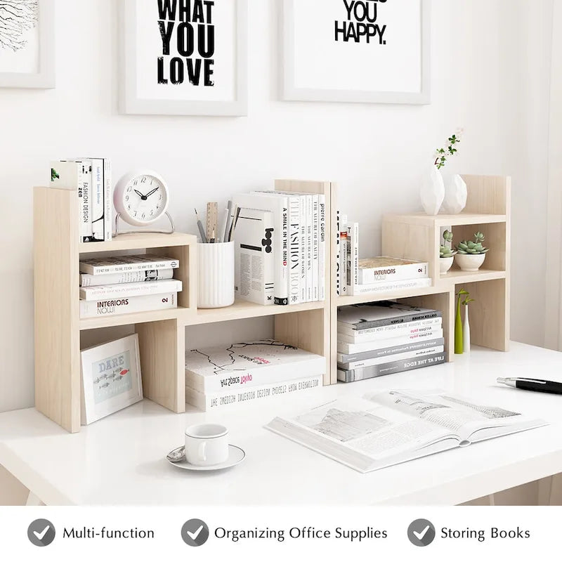 Étagère de Rangement Bureau Multifonctionnel